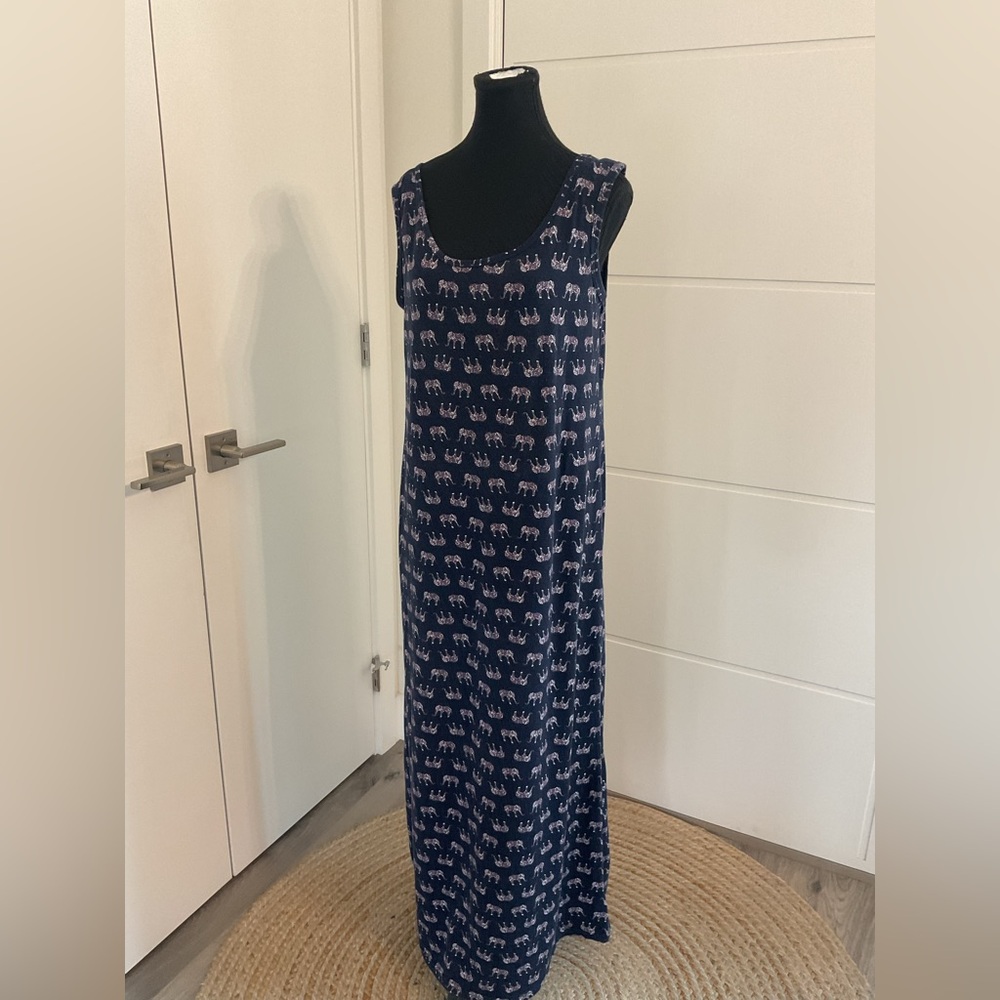 Magazine Maxi Elephant Print  Maxidress.